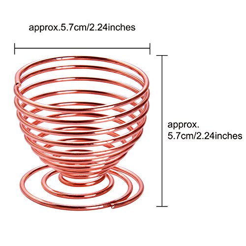 Mudder Beauty Blender Schwamm Halter Make-up Trocknen Stand Schwamm Puderquaste Halterung Rack, Rosegolden, 2 Stück - 2