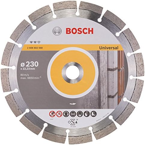 Bosch 2608602568 Diamond Cutting Disc Expert for Universal, 230mm Ø