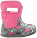 Baby/Kids/Toddler Classic Bogs Pink Grey Multi Playful Animals Design Winter Boots Wellingtons Waterproof Sizes 3-9 (5, Pink Multi)