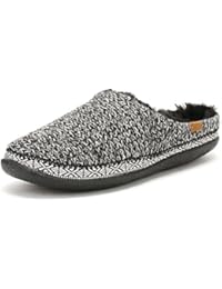 TOMS Mujer Negro / Blanco Sweater Knit Ivy Pantuflas
