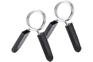 NHPY 2 Pezzi Bilanciere palestra per Bilanciere con Chiusura a Molla, Morsetti per Bilanciere, Chiusura a Molla in ABS, 25MM per Sollevamento Pesi, Allenamento di Forza, Fissaggi a Manubri Corti