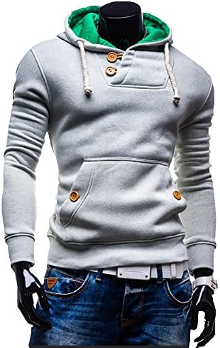 ClairSue Mens Hoodies Sweatshirt Hooded Cotton Long Sleeve Casual