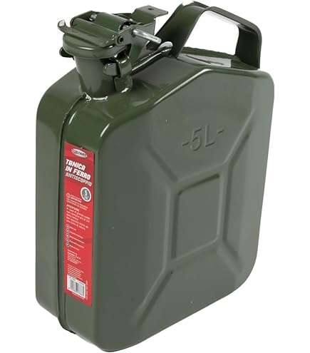 Tanica Metallo 10 Litri FERVI - Omologata Per Benzina E Diesel, Antiscoppio, Normativa UN - Foto 14