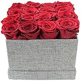 ETERNAL ROSES, konservierte Rosen XL Red in Geschenkbox