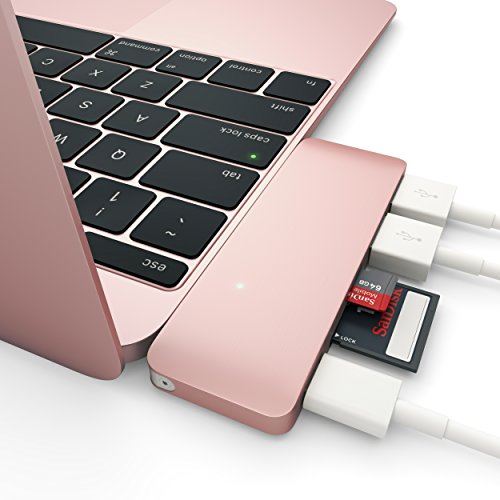 Satechi Typ-C USB 3.0 3-in-1 Combo Hub für MacBook 12” (samt USB-C Ladeanschluss) - 4