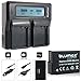Produktbild Blumax Akku DMW-BLC12 1000mAh + Doppelladegerät DMW-BLC12 Dual Charger | Passend zu Lumix DMC FZ1000 FZ300 FZ200 GX8 G70 G7 G6 G5 - Leica V-Lux 4 || 2 Akkus gleichzeitig Laden