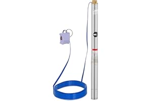 MSW MOTOR TECHNICS MSW MSW-SPP32-055-50 Submersible Pump 3.8 m³/h 750 W Well Pump Fountain Pump Pipe Pump