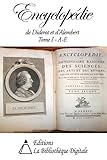 Image de Encyclopédie de Diderot et d'Alembert Tome I - A à E (French Edition)