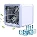 Produktbild Mobile Klimageräte, Alfreco Mini Klimaanlage Tragbar Luftkühler USB Air Cooler Conditioner mit Luftbefeuchter & Luftreiniger LoiStu Air Cooler mit Wasserkühlung Zimmer für Büro, Hotel, Garage, 3 Kühlstufen
