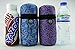 Butler bottle holder purple flower - thermal, machine washable and easy to carry
