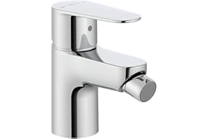 Roca A5A624FC00 Mezclador Bidé Victoria Plus, Cuerpo Liso, Cromado