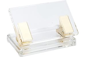 Dany Marcus - Perforatrice in materiale acrilico trasparente e metallo dorato