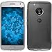 Produktbild PhoneNatic Case kompatibel mit Lenovo Moto G5 Plus - Crystal Clear Silikon Hülle transparent + 2 Schutzfolien