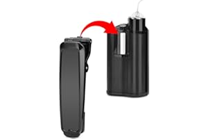 iGuerburn Clip de ceinture pour pompe à insuline Medtronic MiniMed 640G 780G 670G 770G 630G (Noir)