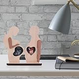 Giftgarden Baby Bilderrahmen aus Holz für Ultraschallbild und Liebespaarfoto - 2