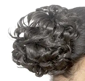 WigOWig Beautiful Natural Hair Bun(Messy Style) Washable & Durable