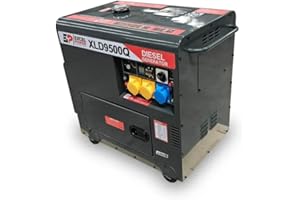 EXCEL POWER GENERATORS Excel Power Portable 6.5KW Standby Back up Electric Start Diesel Generator With 1 Year Warranty Residential Outdoor Power Tools