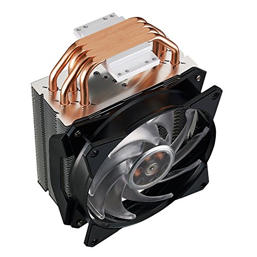 Cooler Master MasterAir MA410P RGB - Ventiladores de CPU  4 Heatpipes  1 x MasterFan AB 120 RGB Ventilador  LED RGB  MAP-T4PN-220PC-R1