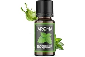 ‎MY AROMA myAROMA Flavour Drops - Spearmint 10 ml, Flavour Drops Sugar-Free, Calorie Free & Vegan, Natural Food Flavour Without Artificial Dyes for Baking, Food and Drinking, No. 25