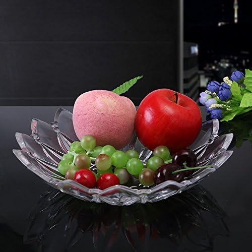 Juann Modern Creative Dried Fruit Tray, Living Room, Acrylic Fruit Dish, European Candy Tray, Small Family Melon Seed Tray, Organic Glass