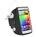 Produktbild iGadgitz Sportarmband aus Neopren für HTC Sensation XL, wasserfest, Schwarz