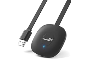 YEHUA 4K Wireless Display Dongle, Supporto Ricevitore WiFi HDMI Wireless Miracast Airplay DLNA per Android/IOS/Laptop/PC
