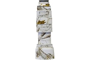 LensCoat Cover Camouflage Neoprene Camera Lens Cover Protection Sony FE 100-400 F/4.5-5.6 GM OSS, Snow (lcso100400sn)