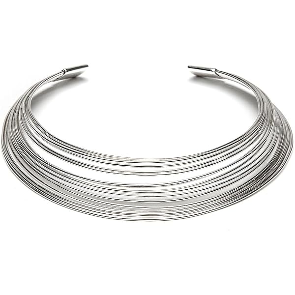 Collier Ras Du Cou Vintage En Laiton Soudé - Travail D'artiste - Doré - Occasion Excellent état