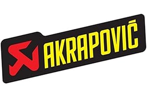 BUSEB Calcomanía de pegatina de aluminio resistente al calor for motocicleta de silenciador de escape de Akrapovic (Color : JH102)