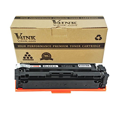V4INK Toner ersetzt HP 201X (CF400X) CF400X für HP Color LaserJet Pro M252n, M252dw, MFP M277n, MFP M277dw, M274n, M274dw Drucker, 2800 Seiten für Schwarz, 1 Stück