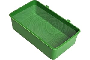 Luckxing pájaros para Jaula, Bañera Loro Gruesa para pájaros Interior, Bañera baño para Loros, bañera para pájaros para Loros pequeños, periquitos y Canarios, Accesorios