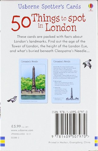 Book's Cover of 50 Things to spot in London