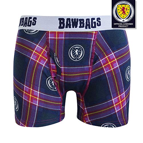 BawbagsScotland National Team - Tartan Cotton Boxer Shorts