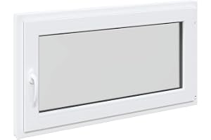vidaXL Tilt & Turn Källarfönster RISOR 110 x 50 cm PVC och glas