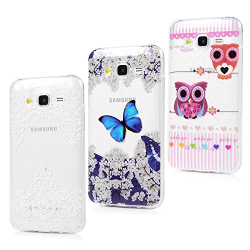 Lanveni Galaxy J5 2015 H  lle    3  Handyh  lle Samsung Galaxy J5 2015 H  lle Etui Protective Case Cover TPU Silikon Schutzh  lle Bumper Handytasche T