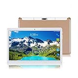 ALMACENAMIENTO Y CONEXIÓN AMPLIADOS: esta tableta Android de 10 pulgadas con ranura para tarjeta micro SD permite agregar hasta 64 GB de espacio adicional para almacenar canciones, videos, fotos y otros archivos. Las tabletas en una ranura micro usb, pueden usar el cable OTG para conectarse a otros dispositivos, como el teclado, el mouse, el altavoz, etc. Las tabletas para niños, amantes, padres y mayores son un buen regalo y fáciles de usar. Más de 1 millón de aplicaciones para ser descargadas.