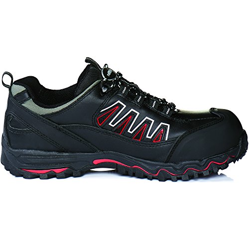ruNNex Sicherheitsschuhe S3 LightStar extra leichte Halbschuhe Größe 44, schwarz, 5320 - 3