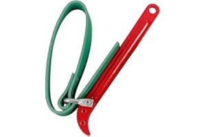 Mirrwin Ölfilter-Bandschlüssel Ölfilterschlüssel Einstellbare Strap Wrench Schraubenschlüssel Glasöffner Gummi Verstellbar Gummiband Geeignet zur Demontage von Ölfilter,Konserven,Wasserhahn(8-Zoll)