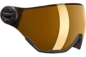 Black Crevice Visiera di ricambio con protezione completa, visiera di ricambio per casco da sci, modello I, visiera anti-appannamento e protezione UV 400, visiera infrangibile