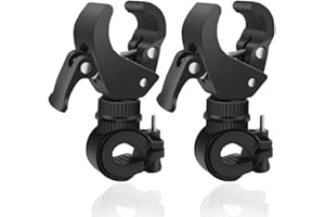 LODMOD Upgrade Cane Halter für Drive Rollator, Walker, Rollstuhl und Universal Krücken Stick Bracket Zubehör, 1.3" MAX ID, 2 Pcs