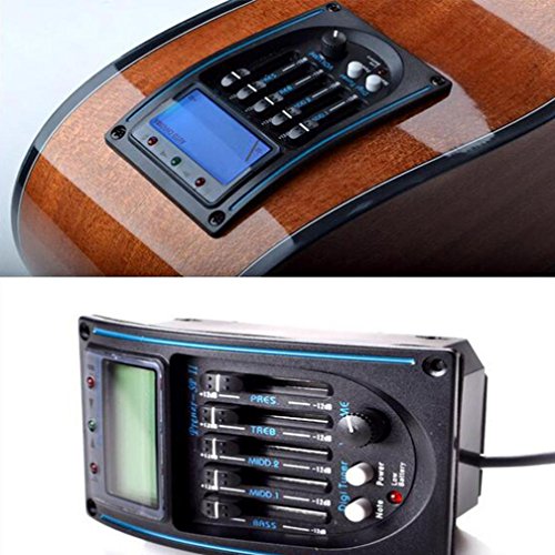 Buy Gaddrt Guitar Preamp EQLC 5Band EQ Equalizer Acoustic Electric