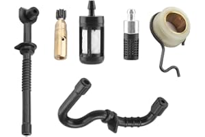 ‎TBEST Tbest Ms 170 Ersatzteile, Ms180 Ölpumpe, 017 Ersatzteile, Für MS180 MS170 018 017 Kettensäge Ölpumpe Schneckengetriebe Kraftstoffschlauch Filtersatz