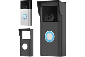 TYEYOBER Ring Doorbell Silicone Skin Case Cover Compatible with Ring Video Doorbell 2nd Gen-Protect Your Ring 2nd Gen from Direct Infringement of Sun Glare,Weather & UV