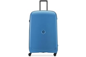 DELSEY PARIS - Belmont Plus - Valise grande taille rigide extensible - 82x52x37 cm - 132 litres - XL - Bleu Zinc