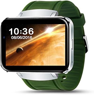 Bluetooth Smart Watch,LEMFO LEM4 Sweatproof With Camera Smartwatch Touch Screen Phone Unlocked Watch Smart Wrist Watch Pedometer Cell Phone Watch For Android Phones Samsung IOS Iphone 7 Plus 6SGreen