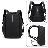 ☆☆【 Carga de diseño USB 】 esta mochila con puerto USB en el exterior y el cable asociado también se incluye que se puede conectar a un banco de energía dentro de la bolsa. (Banco de energía no incluido en la entrega)