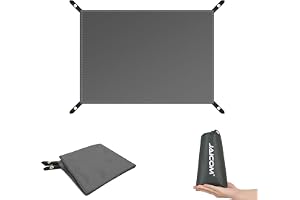 JAICOM Tältpresenning – vattentät tarp för 1 person, av polyuretan, 3 000 mm, ultralätt och rivbeständig, för camping, strand