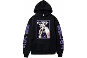 OLIPHEE Femmes Sweat à Capuche Anime Imprimé Sweatshirt Harajuku Streetwear Cosplay Costume