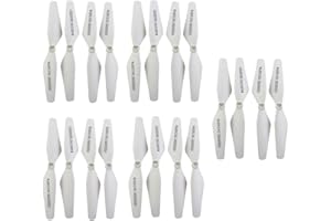 SM SUNNIMIX Pièces de Rechange pour, Paquet de 20 Hélices de Rechange pour Quadrirotor Z3, Blanc