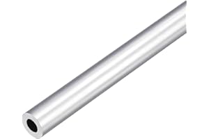 DMiotech (10mm OD x 6mm ID) Tubo Tondo in Alluminio 6063 Lunghezza 300mm Tubazione Metallico per Costruzione di Telaio per Macchinari Progetti Fai Da Te